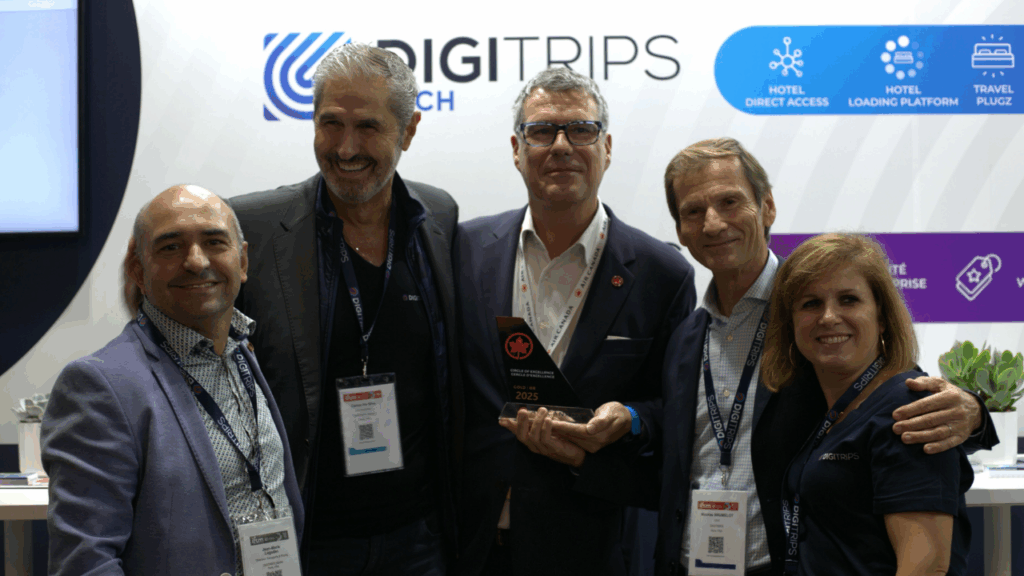 DIGITRIPS Air Canada IFTM 2025 award Circle of Excellence Travel Agent Loyalty Program Gold Distinction