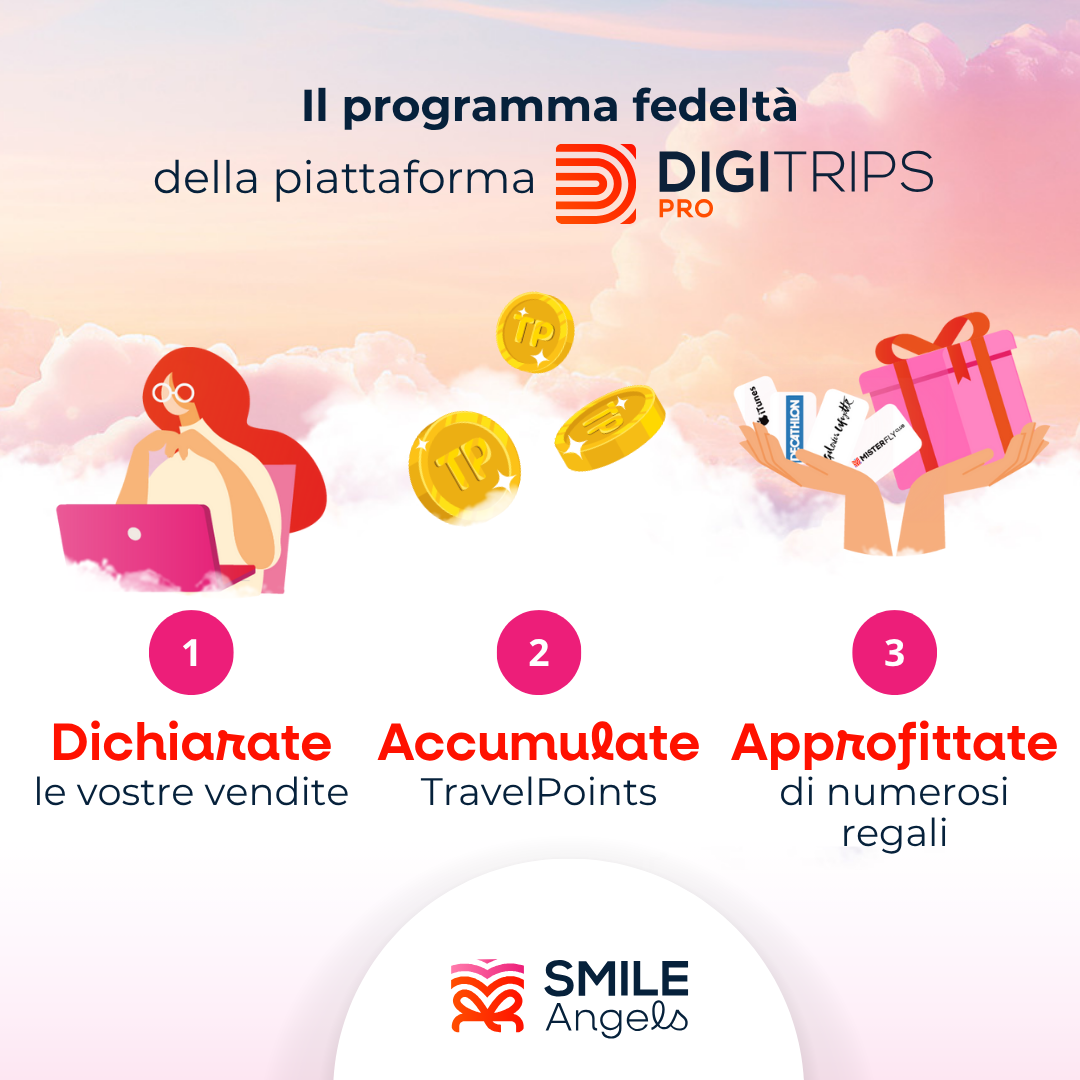 Smile Angels, programma fedeltà agenti di viaggio