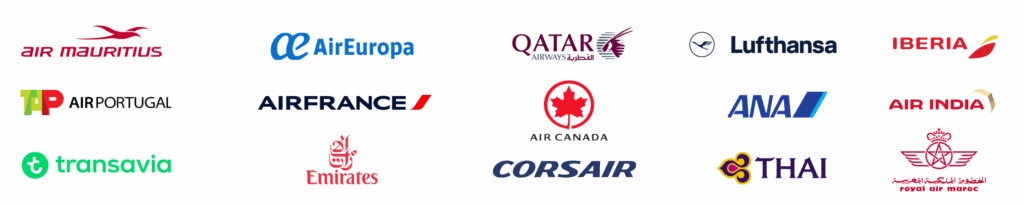 Partner airlines DIGITRIPS Pro